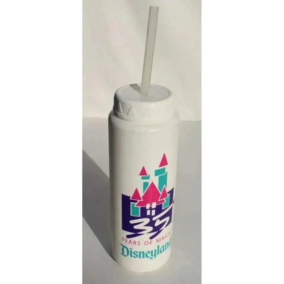 Vintage Walt Disney 35 Years Of Magic Disneyland Water Bottle - Picture 2 of 2
